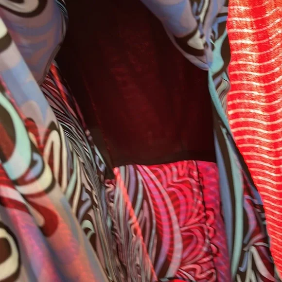 NWT Bob Mackie wearable Art skirt - Picture 6 of 8